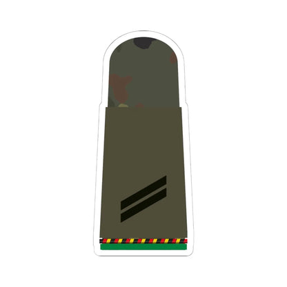HA OS5 13 Obergefreiter d.R. PzGren L (Military Rank) STICKER Vinyl Kiss-Cut Decal 6 Inch White - The Sticker Space