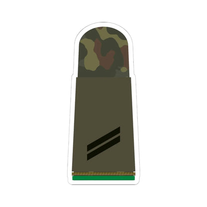 HA OS5 13 Obergefreiter FA PzGren L (Germany) (Military Rank) STICKER Vinyl Kiss-Cut Decal 6 Inch White - The Sticker Space