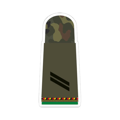 HA OS5 13 Obergefreiter RFA PzGren R (Military Rank) STICKER Vinyl Kiss-Cut Decal 6 Inch White - The Sticker Space
