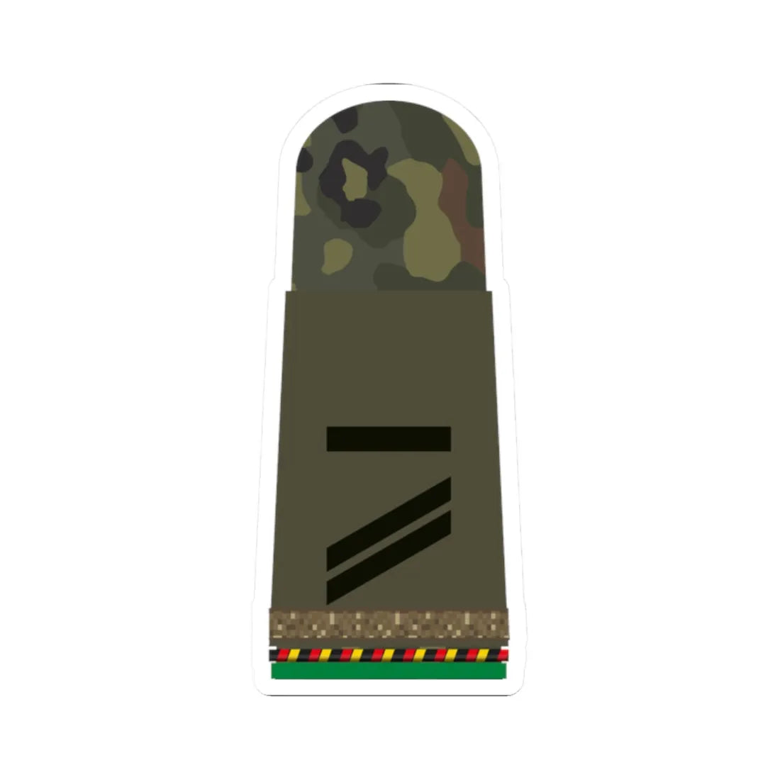 HA OS5 13 Obergefreiter RUA mbL PzGren L (Military Rank) STICKER Vinyl Kiss-Cut Decal 2 Inch White - The Sticker Space