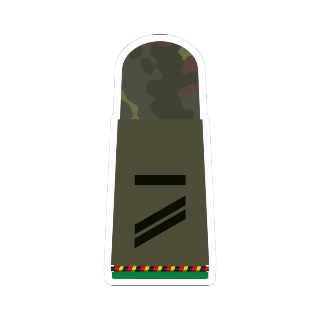 HA OS5 13 Obergefreiter RUA PzGren L (Military Rank) STICKER Vinyl Kiss-Cut Decal 3 Inch White - The Sticker Space