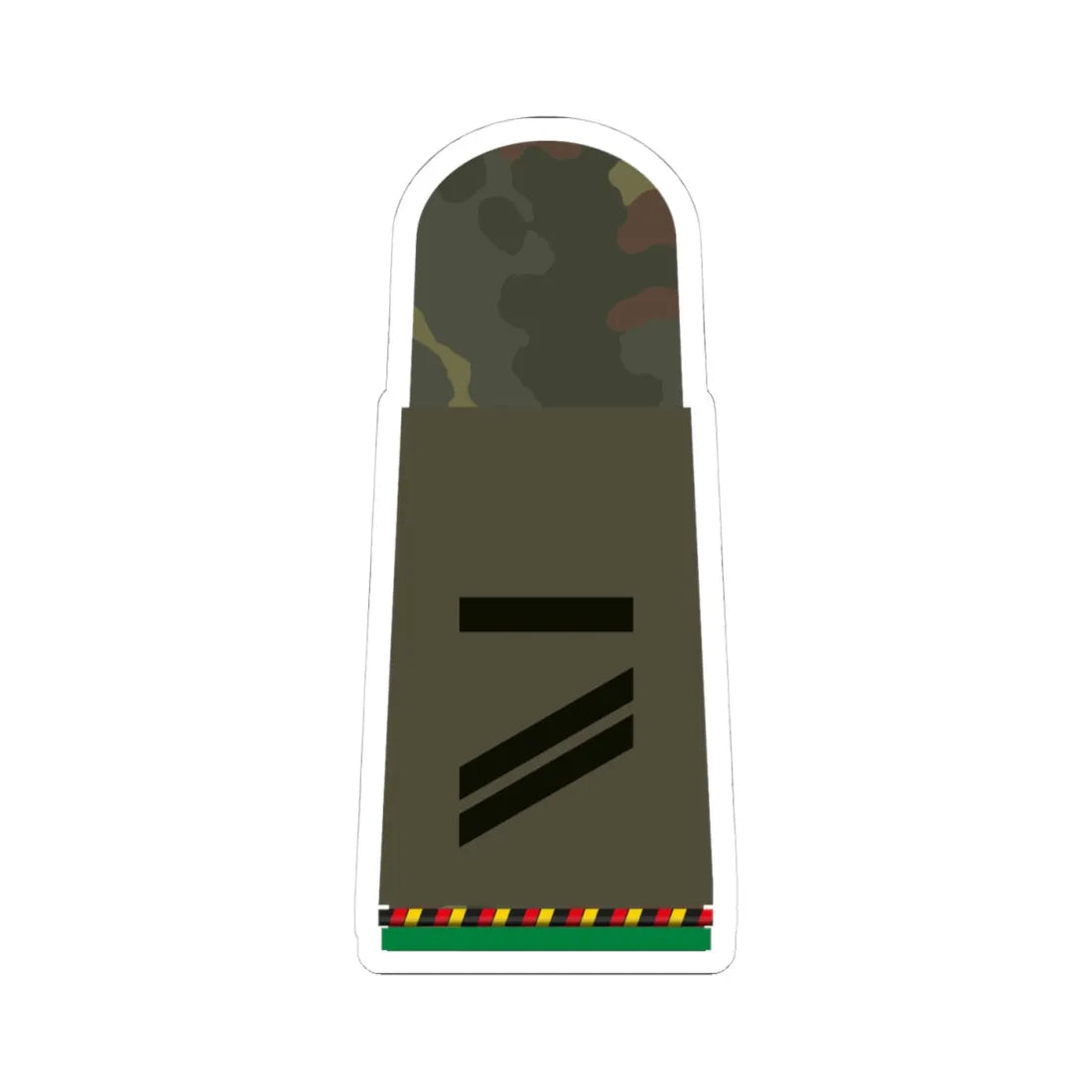 HA OS5 13 Obergefreiter RUA PzGren L (Military Rank) STICKER Vinyl Kiss-Cut Decal 4 Inch White - The Sticker Space