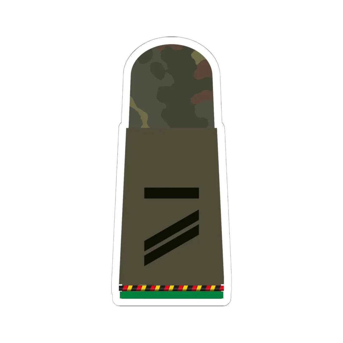 HA OS5 13 Obergefreiter RUA PzGren L (Military Rank) STICKER Vinyl Kiss-Cut Decal 6 Inch White - The Sticker Space