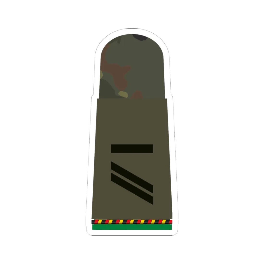 HA OS5 13 Obergefreiter RUA PzGren R (Germany) (Military Rank) STICKER Vinyl Kiss-Cut Decal 4 Inch White - The Sticker Space
