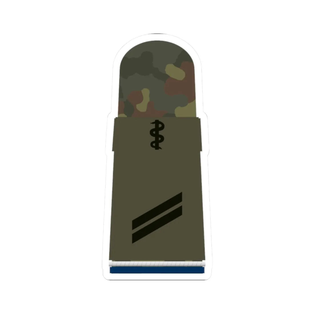 HA OS5 13 Obergefreiter SanOA San HM L (Military Rank) STICKER Vinyl Kiss-Cut Decal 2 Inch White - The Sticker Space