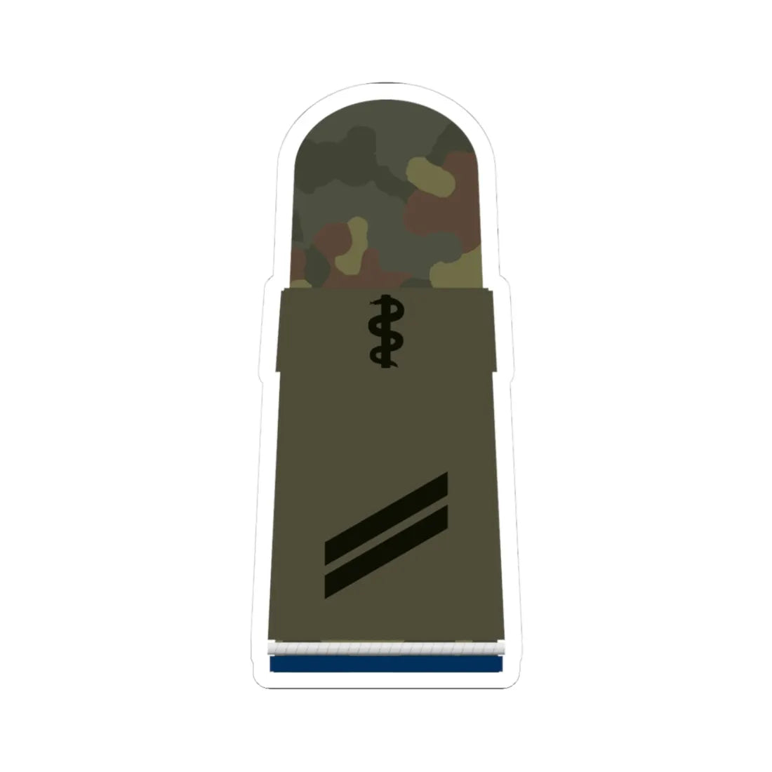 HA OS5 13 Obergefreiter SanOA San HM L (Military Rank) STICKER Vinyl Kiss-Cut Decal 3 Inch White - The Sticker Space