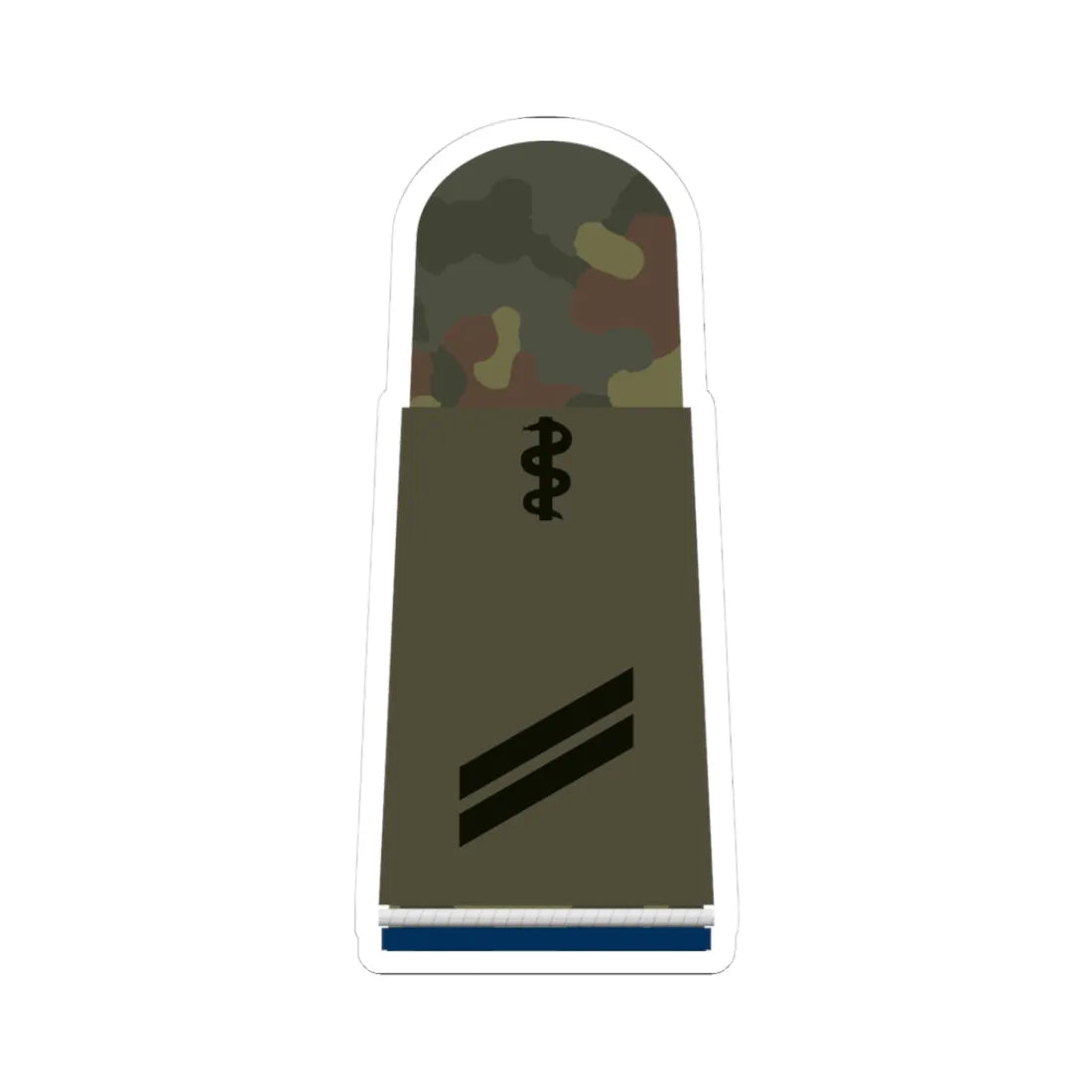 HA OS5 13 Obergefreiter SanOA San HMx L (Military Rank) STICKER Vinyl Kiss-Cut Decal 3 Inch White - The Sticker Space