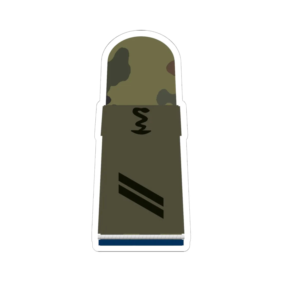 HA OS5 13 Obergefreiter SanOA San PH R (Germany) (Military Rank) STICKER Vinyl Kiss-Cut Decal 6 Inch White - The Sticker Space