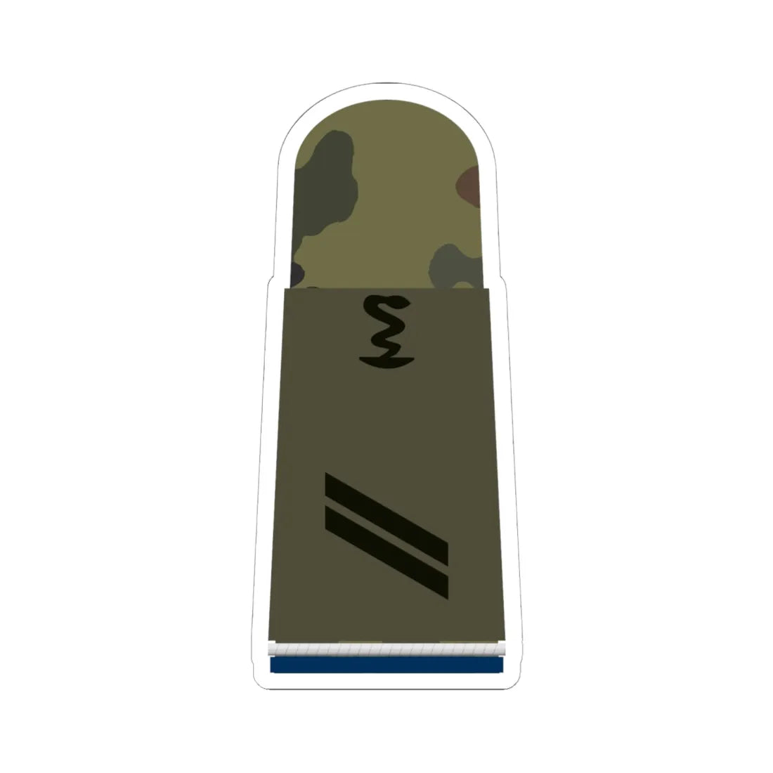 HA OS5 13 Obergefreiter SanOA San PHx R (Germany) (Military Rank) STICKER Vinyl Kiss-Cut Decal 6 Inch White - The Sticker Space