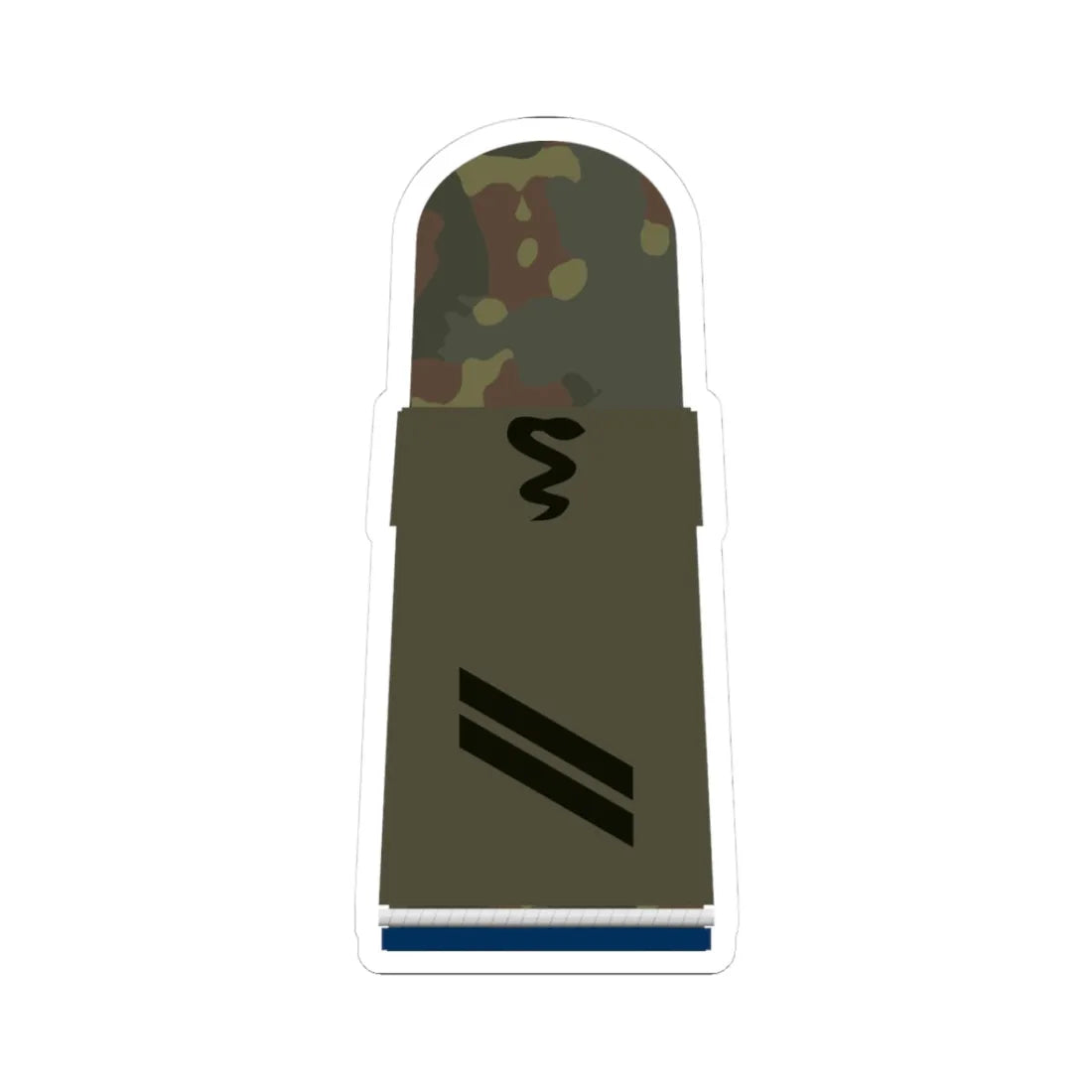 HA OS5 13 Obergefreiter SanOA San TM R (Germany) (Military Rank) STICKER Vinyl Kiss-Cut Decal 3 Inch White - The Sticker Space