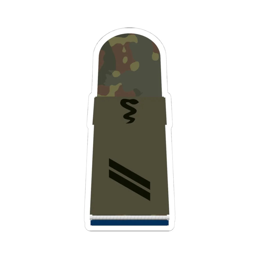 HA OS5 13 Obergefreiter SanOA San TM R (Germany) (Military Rank) STICKER Vinyl Kiss-Cut Decal 4 Inch White - The Sticker Space