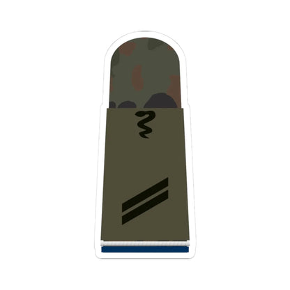 HA OS5 13 Obergefreiter SanOA San TMx L (Military Rank) STICKER Vinyl Kiss-Cut Decal 3 Inch White - The Sticker Space