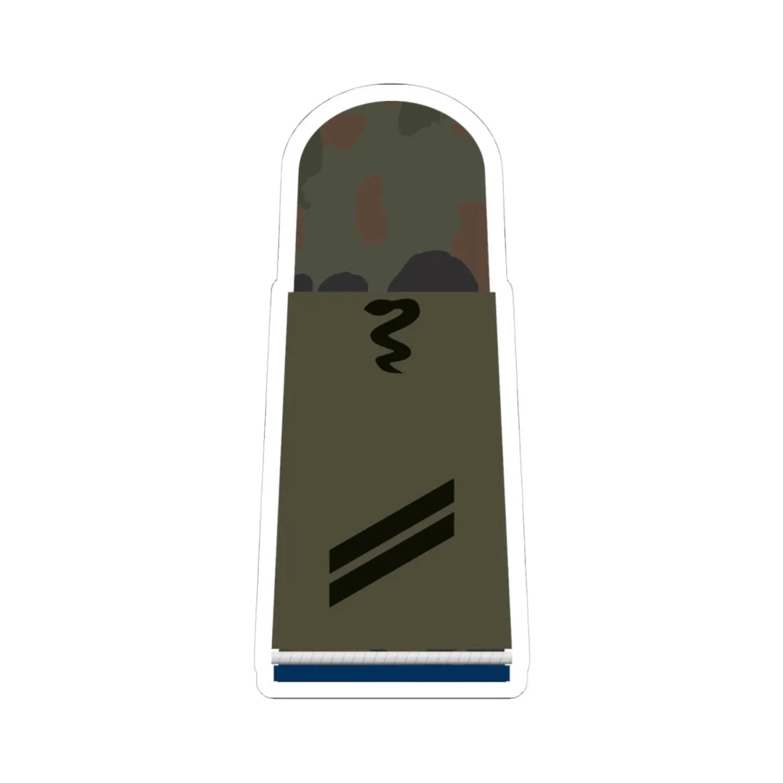 HA OS5 13 Obergefreiter SanOA San TMx L (Military Rank) STICKER Vinyl Kiss-Cut Decal 4 Inch White - The Sticker Space