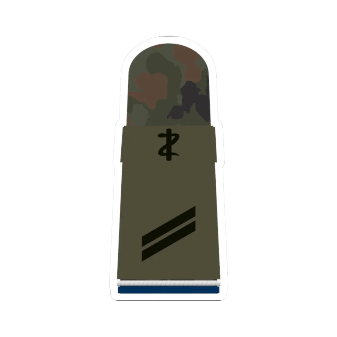HA OS5 13 Obergefreiter SanOA San ZM L (Military Rank) STICKER Vinyl Kiss-Cut Decal 2 Inch White - The Sticker Space