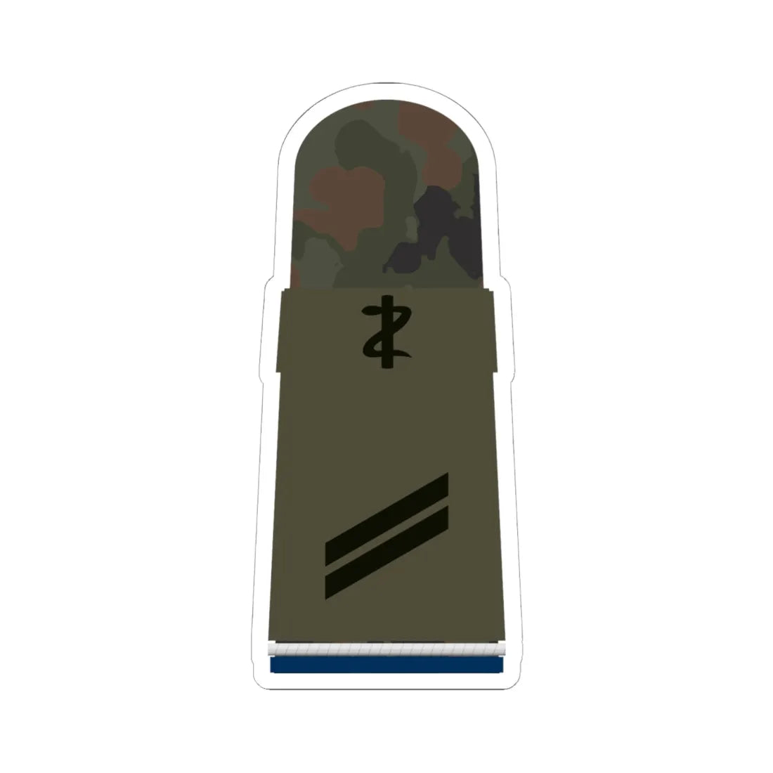 HA OS5 13 Obergefreiter SanOA San ZM L (Military Rank) STICKER Vinyl Kiss-Cut Decal 6 Inch White - The Sticker Space
