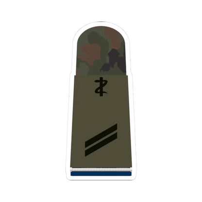 HA OS5 13 Obergefreiter SanOA San ZMx L (Military Rank) STICKER Vinyl Kiss-Cut Decal 3 Inch White - The Sticker Space