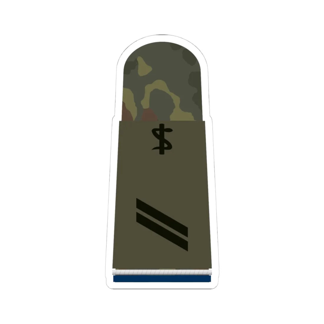 HA OS5 13 Obergefreiter SanOA San ZMx R (Military Rank) STICKER Vinyl Kiss-Cut Decal 4 Inch White - The Sticker Space