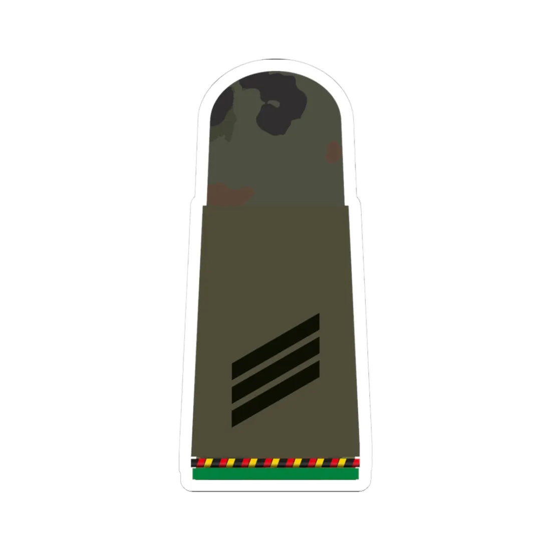HA OS5 14 Hauptgefreiter d.R. PzGren L (Military Rank) STICKER Vinyl Kiss-Cut Decal 3 Inch White - The Sticker Space