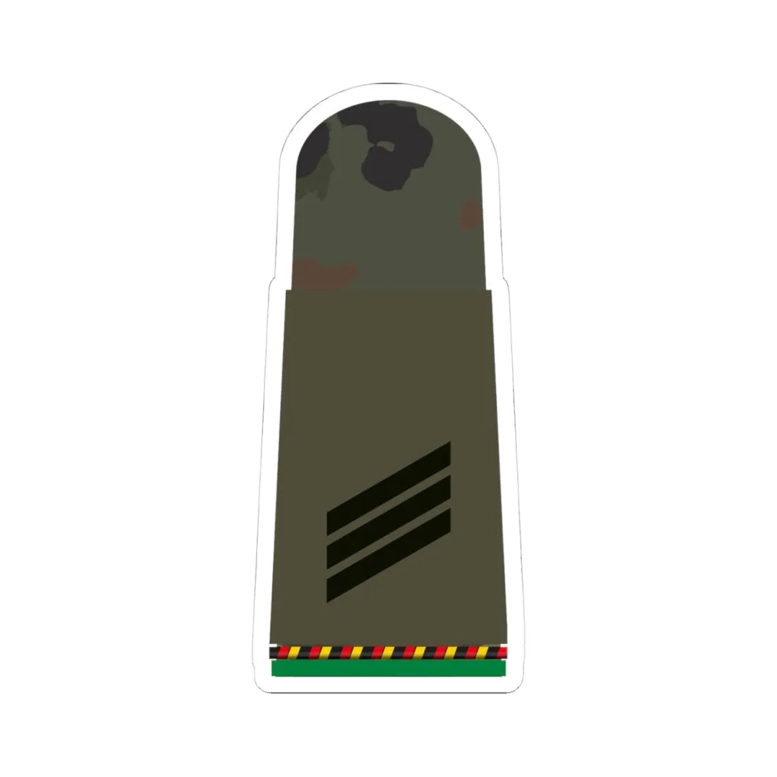 HA OS5 14 Hauptgefreiter d.R. PzGren L (Military Rank) STICKER Vinyl Kiss-Cut Decal 4 Inch White - The Sticker Space