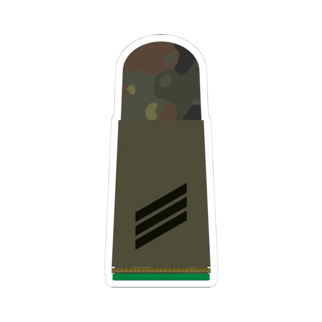 HA OS5 14 Hauptgefreiter FA PzGren L (Germany) (Military Rank) STICKER Vinyl Kiss-Cut Decal 4 Inch White - The Sticker Space