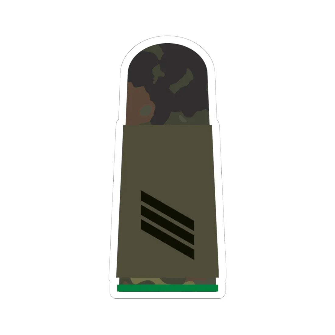 HA OS5 14 Hauptgefreiter PzGren R (Germany) (Military Rank) STICKER Vinyl Kiss-Cut Decal 4 Inch White - The Sticker Space
