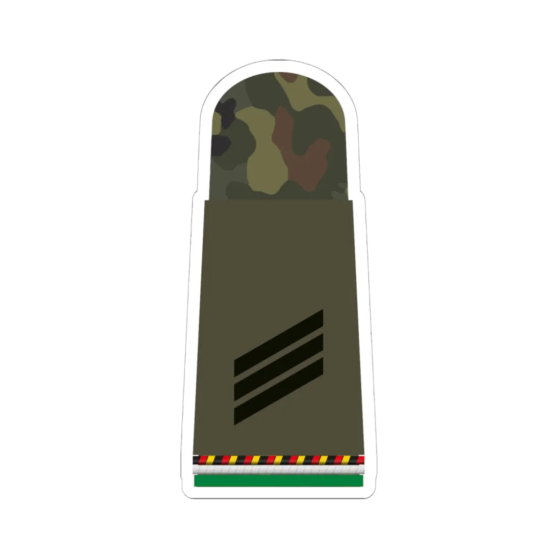 HA OS5 14 Hauptgefreiter ROA PzGren L (Military Rank) STICKER Vinyl Kiss-Cut Decal 6 Inch White - The Sticker Space