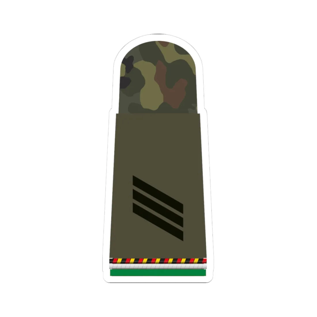 HA OS5 14 Hauptgefreiter ROA PzGren R (Military Rank) STICKER Vinyl Kiss-Cut Decal 3 Inch White - The Sticker Space
