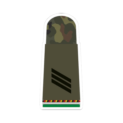 HA OS5 14 Hauptgefreiter ROA PzGren R (Military Rank) STICKER Vinyl Kiss-Cut Decal 3 Inch White - The Sticker Space