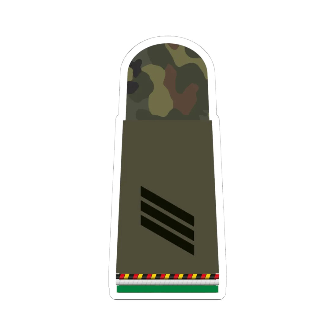 HA OS5 14 Hauptgefreiter ROA PzGren R (Military Rank) STICKER Vinyl Kiss-Cut Decal 4 Inch White - The Sticker Space