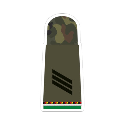 HA OS5 14 Hauptgefreiter ROA PzGren R (Military Rank) STICKER Vinyl Kiss-Cut Decal 4 Inch White - The Sticker Space
