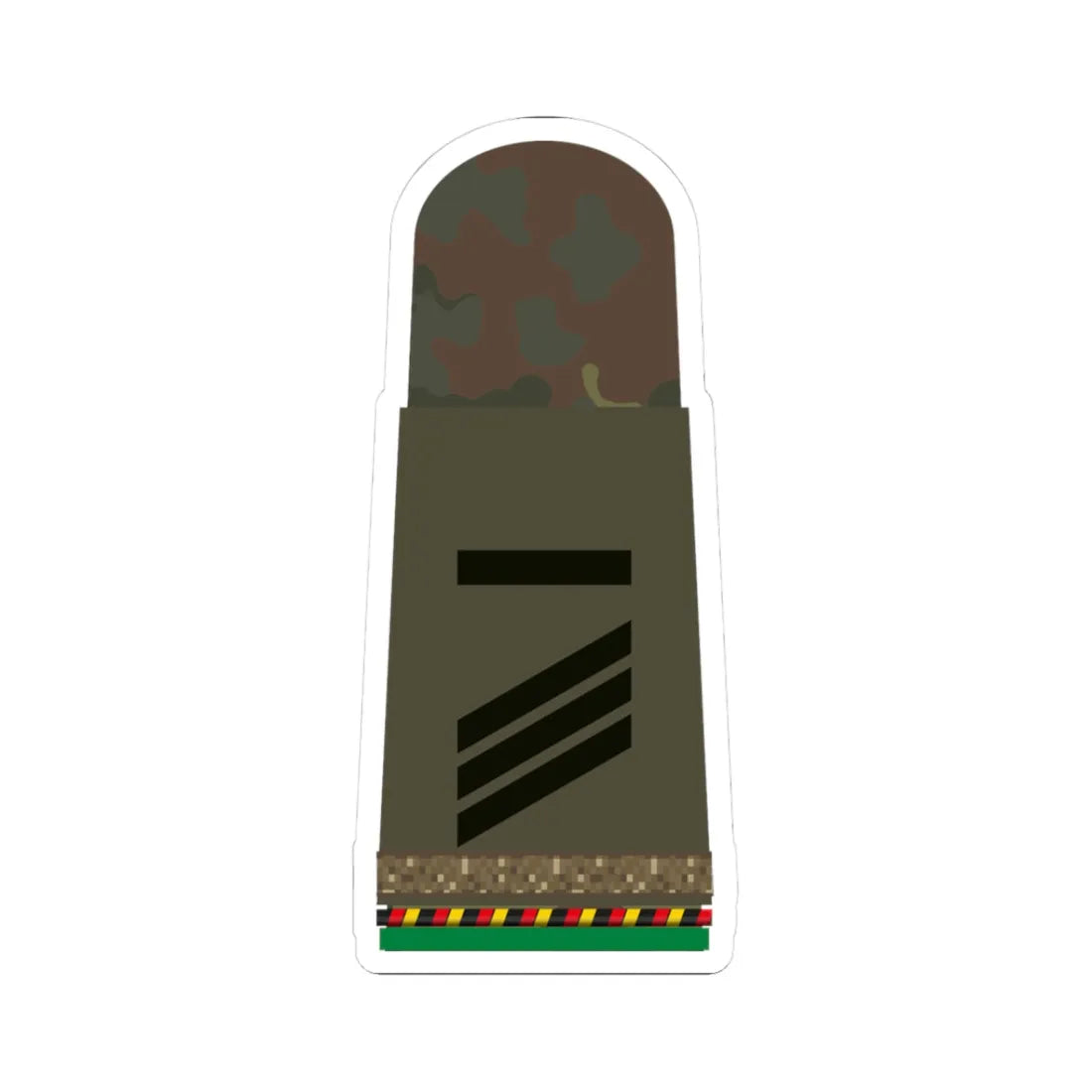 HA OS5 14 Hauptgefreiter RUA mbL PzGren L (Military Rank) STICKER Vinyl Kiss-Cut Decal 3 Inch White - The Sticker Space