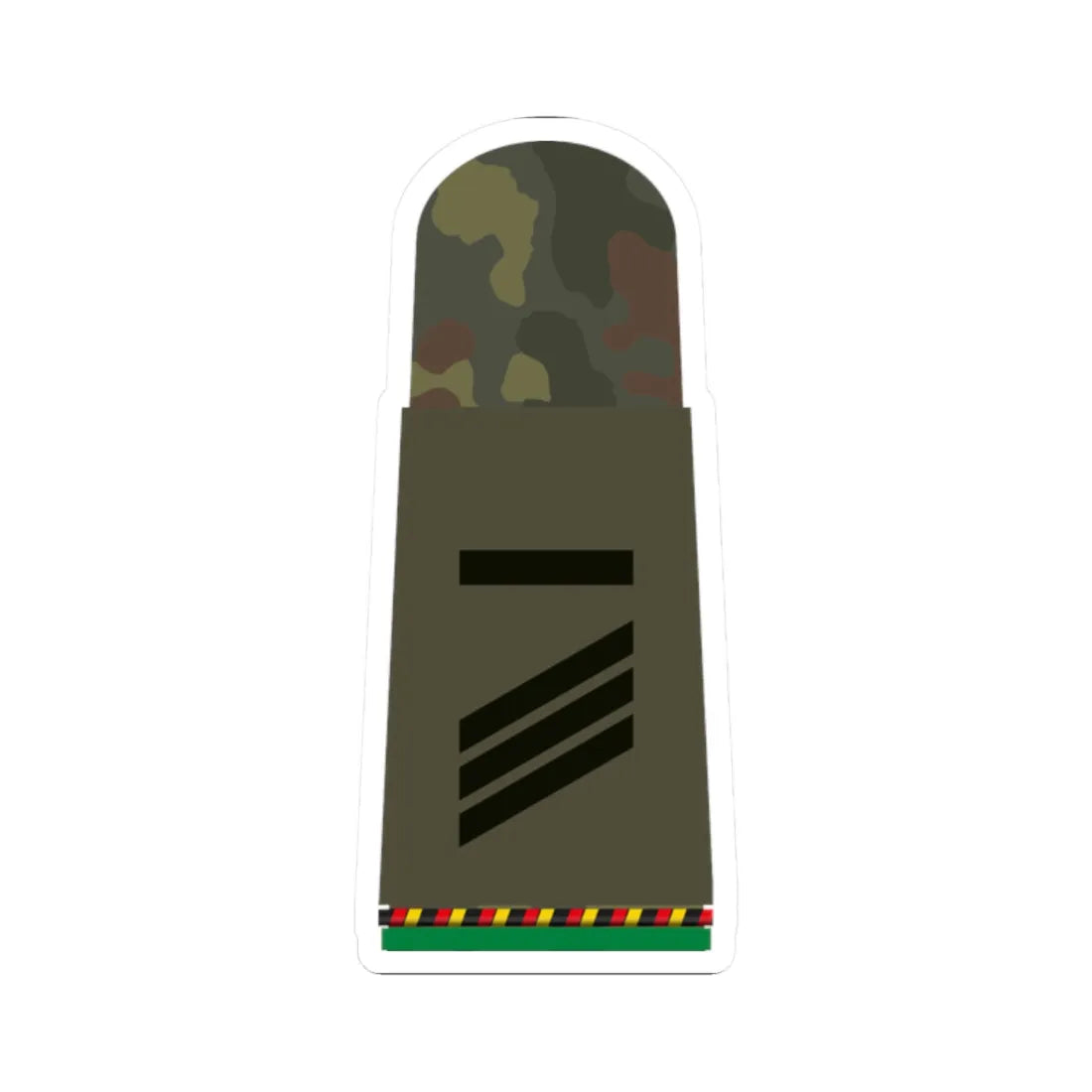 HA OS5 14 Hauptgefreiter RUA PzGren L (Germany) (Military Rank) STICKER Vinyl Kiss-Cut Decal 2 Inch White - The Sticker Space