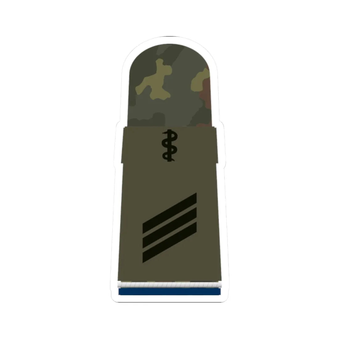 HA OS5 14 Hauptgefreiter SanOA San HM L (Military Rank) STICKER Vinyl Kiss-Cut Decal 2 Inch White - The Sticker Space