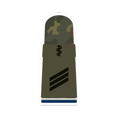 HA OS5 14 Hauptgefreiter SanOA San HM L (Military Rank) STICKER Vinyl Kiss-Cut Decal 2 Inch White - The Sticker Space