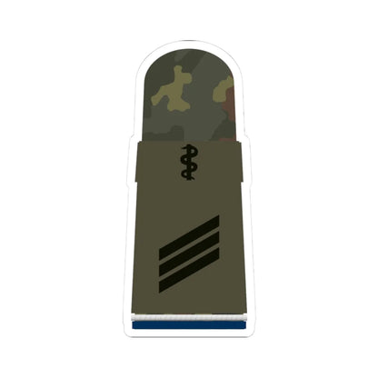HA OS5 14 Hauptgefreiter SanOA San HM L (Military Rank) STICKER Vinyl Kiss-Cut Decal 3 Inch White - The Sticker Space