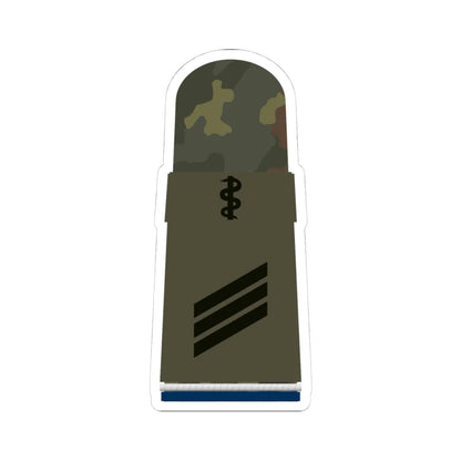 HA OS5 14 Hauptgefreiter SanOA San HM L (Military Rank) STICKER Vinyl Kiss-Cut Decal 4 Inch White - The Sticker Space