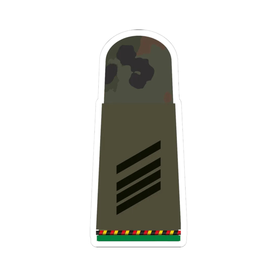 HA OS5 15 Stabsgefreiter d.R. PzGren L (Military Rank) STICKER Vinyl Kiss-Cut Decal 3 Inch White - The Sticker Space