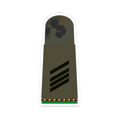 HA OS5 15 Stabsgefreiter d.R. PzGren L (Military Rank) STICKER Vinyl Kiss-Cut Decal 4 Inch White - The Sticker Space