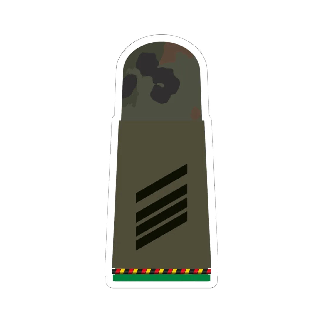 HA OS5 15 Stabsgefreiter d.R. PzGren L (Military Rank) STICKER Vinyl Kiss-Cut Decal 6 Inch White - The Sticker Space