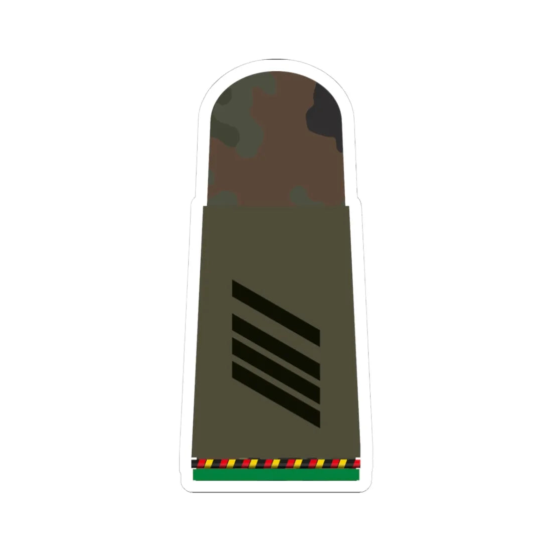 HA OS5 15 Stabsgefreiter d.R. PzGren R (Military Rank) STICKER Vinyl Kiss-Cut Decal 3 Inch White - The Sticker Space