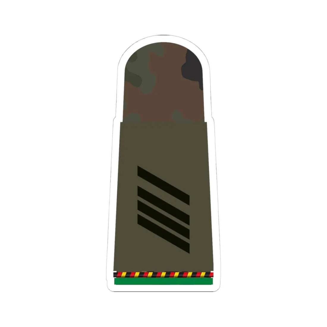 HA OS5 15 Stabsgefreiter d.R. PzGren R (Military Rank) STICKER Vinyl Kiss-Cut Decal 4 Inch White - The Sticker Space