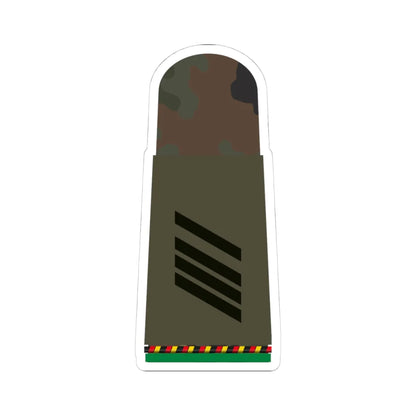 HA OS5 15 Stabsgefreiter d.R. PzGren R (Military Rank) STICKER Vinyl Kiss-Cut Decal 4 Inch White - The Sticker Space