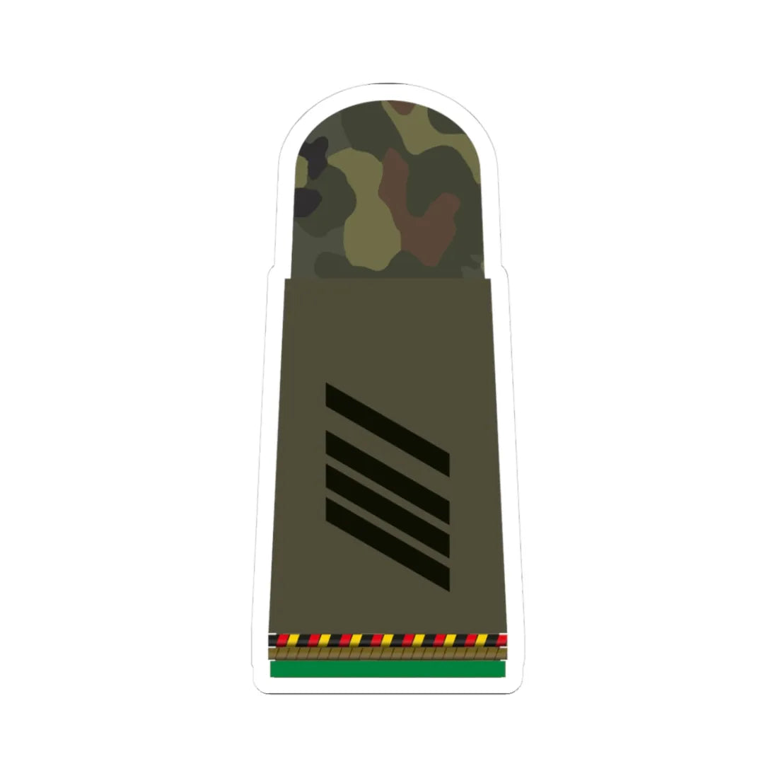 HA OS5 15 Stabsgefreiter RFA PzGren R (Military Rank) STICKER Vinyl Kiss-Cut Decal 3 Inch White - The Sticker Space