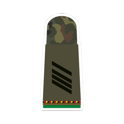 HA OS5 15 Stabsgefreiter RFA PzGren R (Military Rank) STICKER Vinyl Kiss-Cut Decal 3 Inch White - The Sticker Space