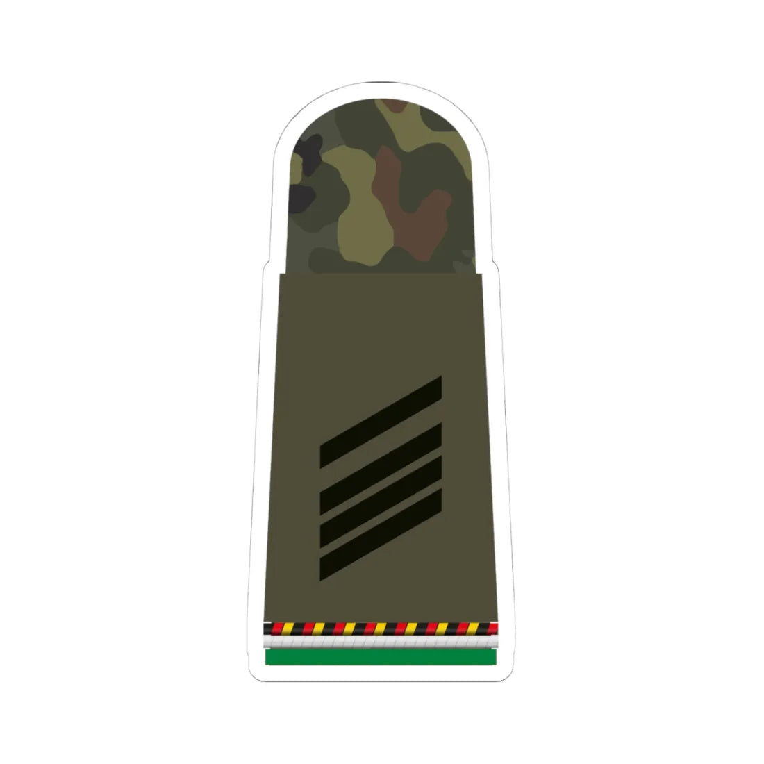 HA OS5 15 Stabsgefreiter ROA PzGren L (Germany) (Military Rank) STICKER Vinyl Kiss-Cut Decal 4 Inch White - The Sticker Space