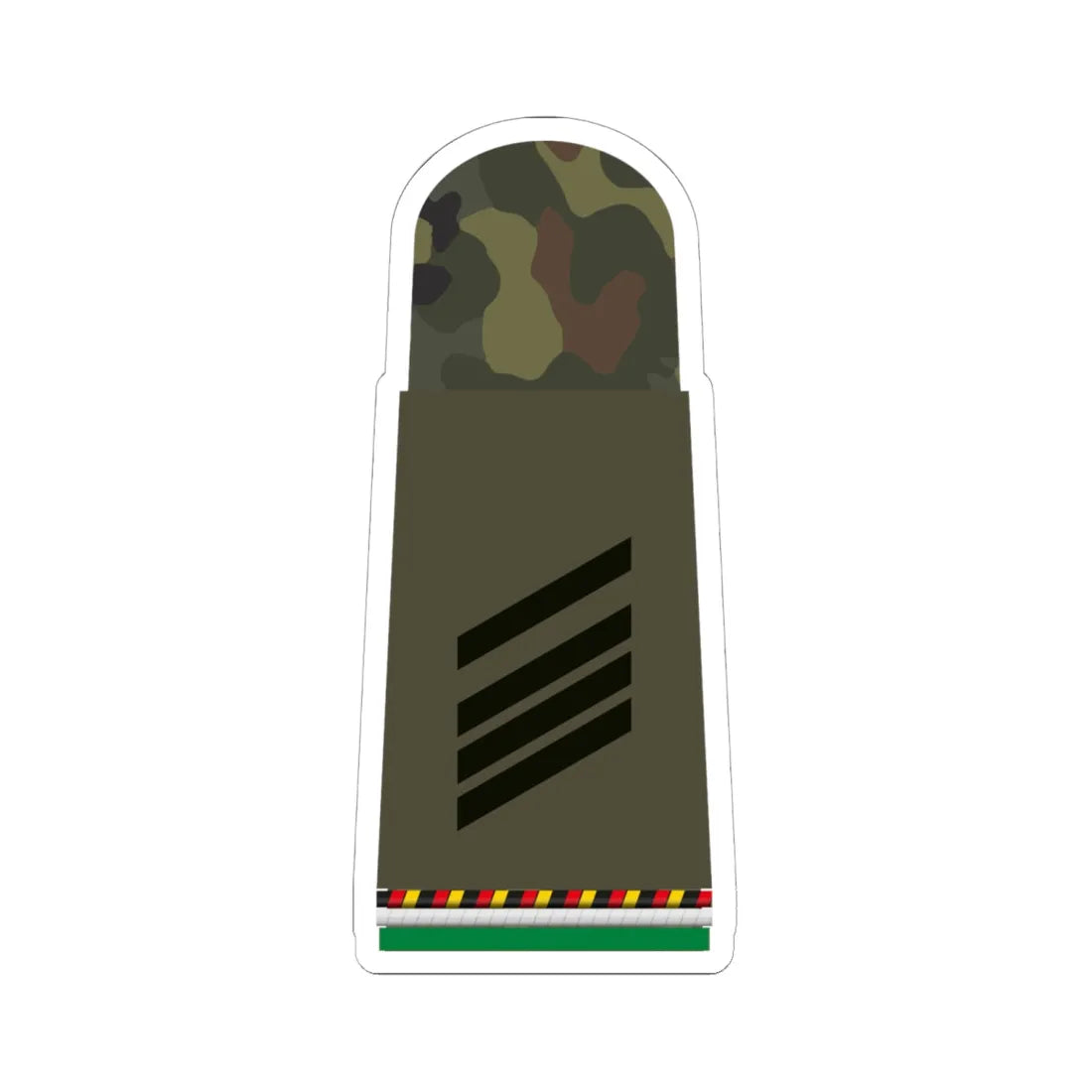 HA OS5 15 Stabsgefreiter ROA PzGren L (Germany) (Military Rank) STICKER Vinyl Kiss-Cut Decal 6 Inch White - The Sticker Space
