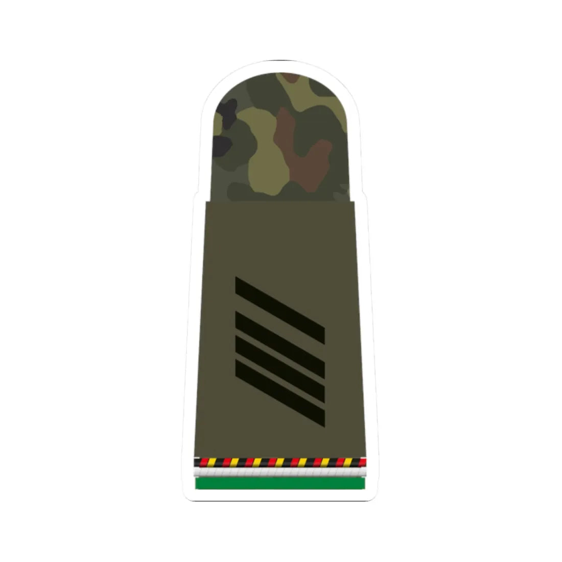 HA OS5 15 Stabsgefreiter ROA PzGren R (Military Rank) STICKER Vinyl Kiss-Cut Decal 2 Inch White - The Sticker Space