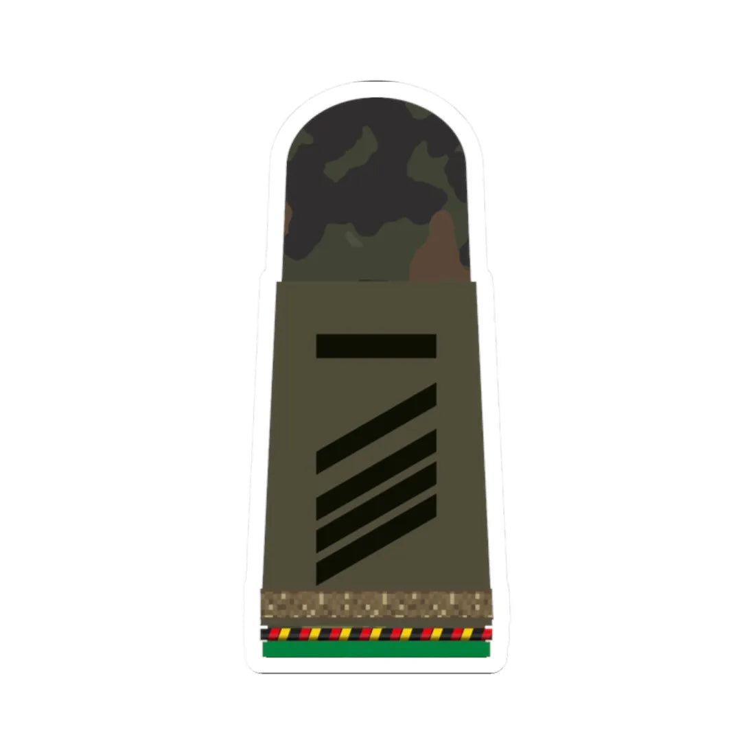HA OS5 15 Stabsgefreiter RUA mbL PzGren L (Military Rank) STICKER Vinyl Kiss-Cut Decal 2 Inch White - The Sticker Space