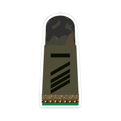 HA OS5 15 Stabsgefreiter RUA mbL PzGren L (Military Rank) STICKER Vinyl Kiss-Cut Decal 6 Inch White - The Sticker Space