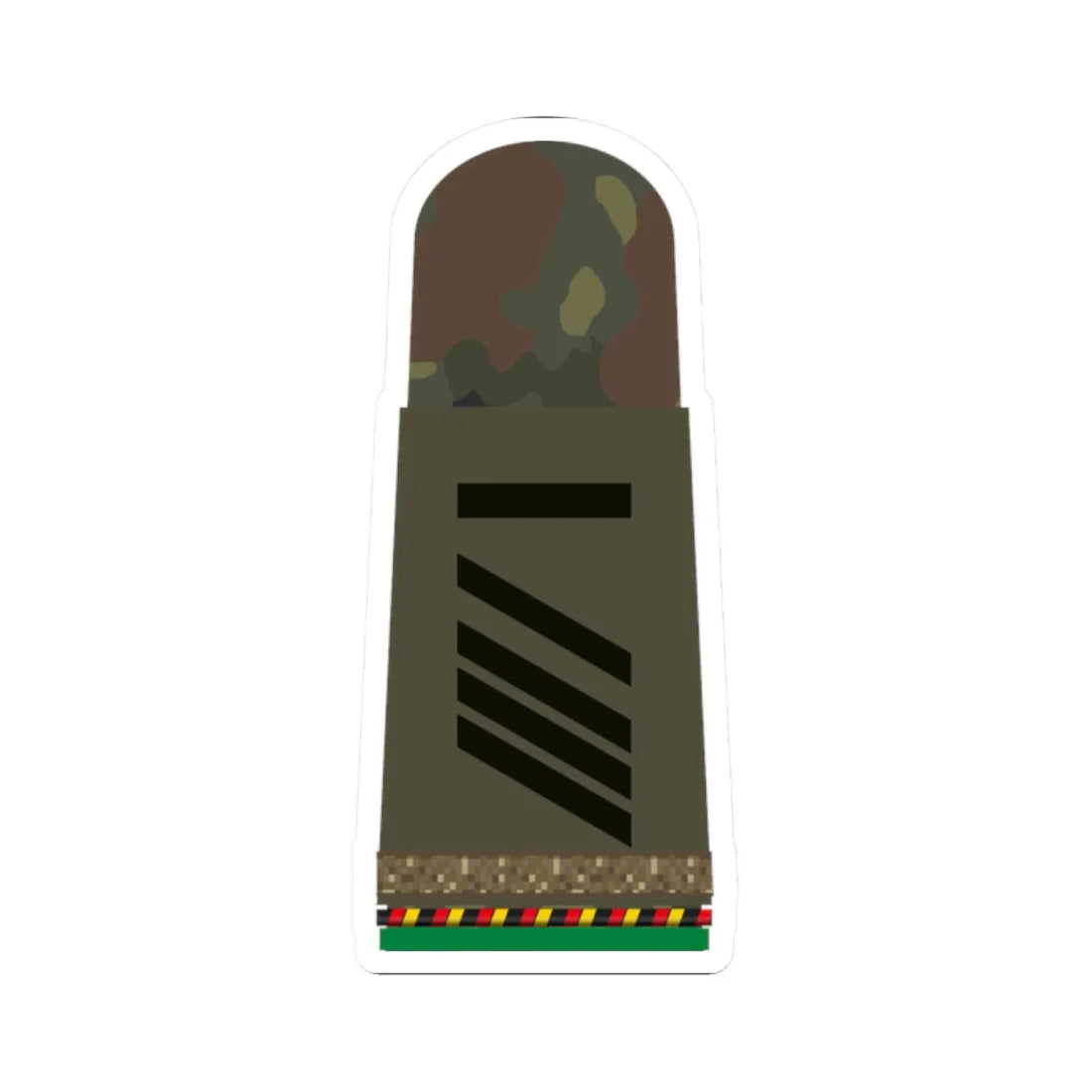 HA OS5 15 Stabsgefreiter RUA mbL PzGren R (Military Rank) STICKER Vinyl Kiss-Cut Decal 2 Inch White - The Sticker Space